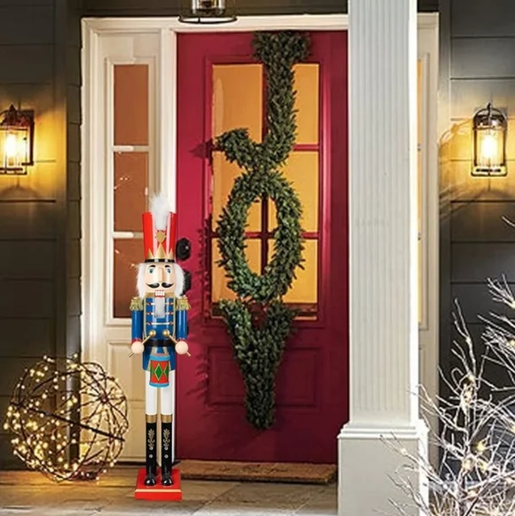 Nutcracker Soldier 2 1/2 Foot Tall - Picture 4 of 11